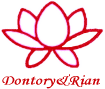 ドントリー＆リアンのロゴ　蓮の花